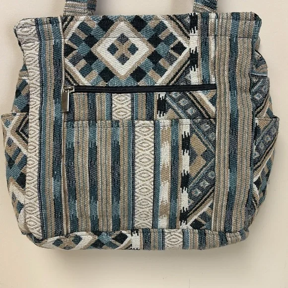 Canyon Sky - A Southern Inspiration - Fabric Shoulder Bag Double Strap Aztec - Picture 3 of 9